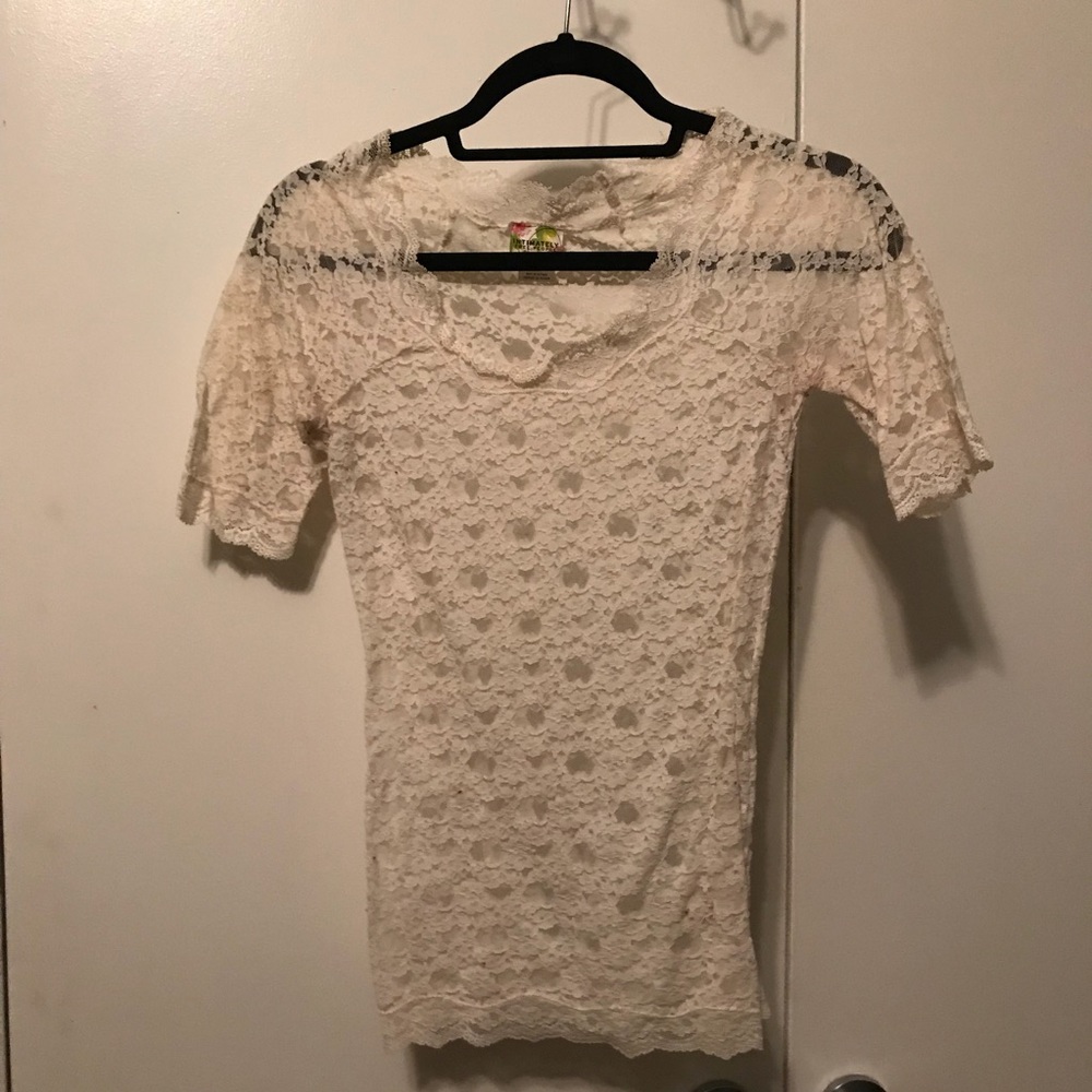 Intimately Free People lace shirt
